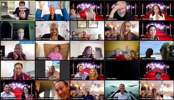 harrison kramer hosting a virtual event for corporates and families around the world